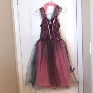 Black & Pink Leotard Tutu Dress